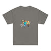 Youth classic tee with Minecraft heroes design, featuring durable and comfortable fit for active kids and gaming fans.